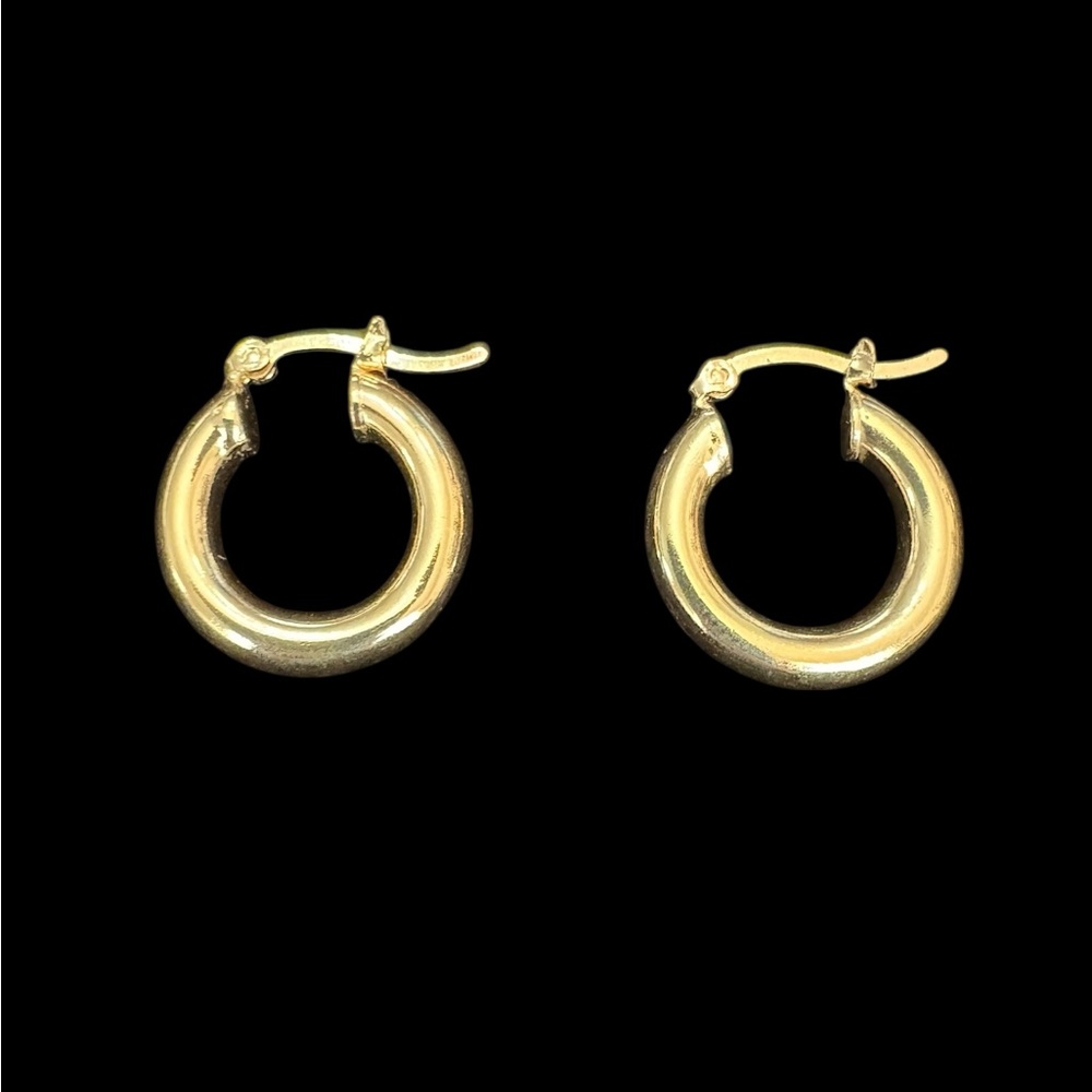 18K Gold Filled Hoop‎ Earrings